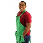 MICROFIBER DETAILING APRON WHIT POCKET AND HOOK AND LOOP STRAPS FOR CORDS 