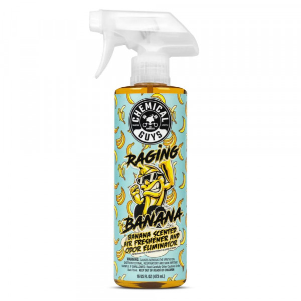Osviežovač vzduchu s vôňou banánu Chemical Guys Raging Banana (473ml)