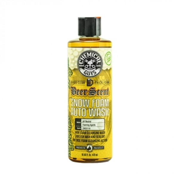 Beer Scent Snow Foam Auto Wash Cleanser 0,473 l
