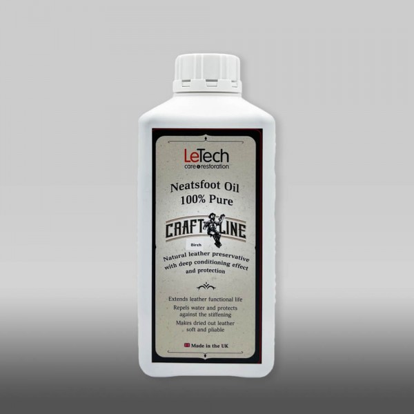 LeTech Neatsfoot Oil 100% Pure Birch Aroma 1000 ml