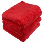 Happy Ending Edgeless Microfiber Towel, Red