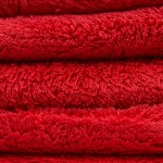 Happy Ending Edgeless Microfiber Towel, Red