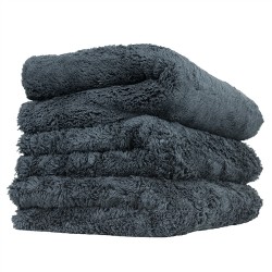 Happy Ending Edgeless Microfiber Towel, Black