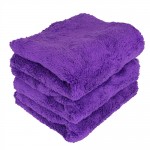 Happy Ending Edgeless Microfiber Towel, Purple