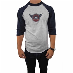 Chemical Guys Vintage Logo Baseball 3/4 Sleeve T-Shirt