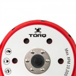 TORQ R5 Dual-Action Red Backing Plate with Advanced Hyper Flex Technology 6"